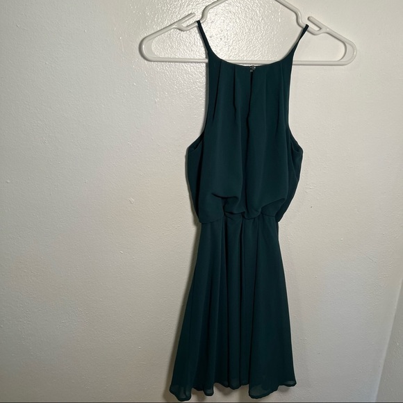 Miami Sleeveless Fit & Flare Dress Green - Picture 7 of 10